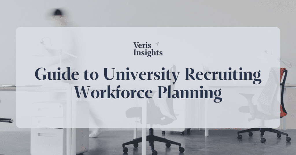 The Guide to University Recruiting Workforce Planning cover page.