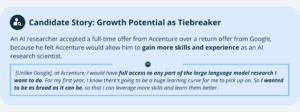 Hiring AI Talent: Growth Potential as a Tiebreaker